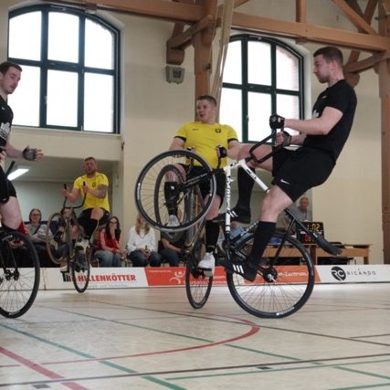 Hahndorf 1 bei einer Ecke gegen Halle